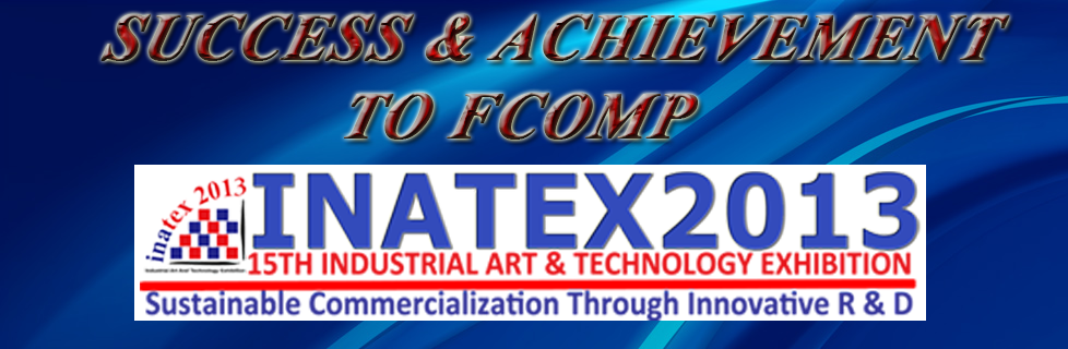 Success & Achievement at INATEX 2013