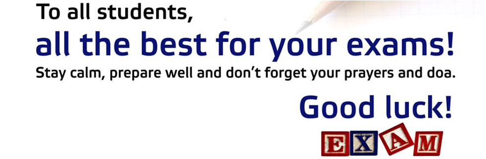 Good Luck on Your Exam