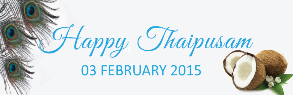 Happy Thaipusam 2015