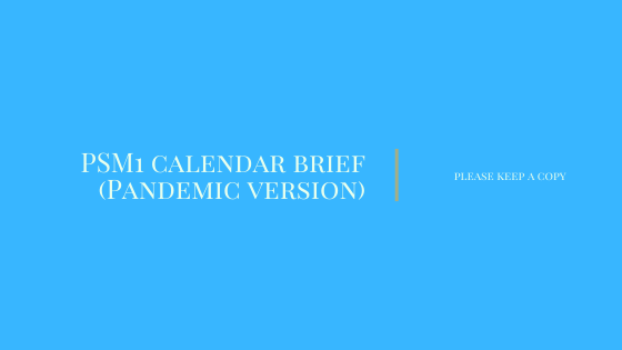 PSM1 Sem21920 calendar brief Pandemic version