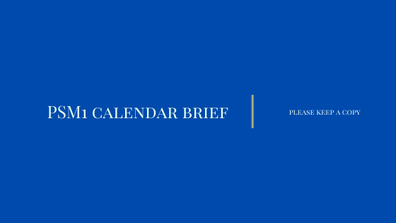 PSM1 CALENDAR BRIEF SEM2_2021