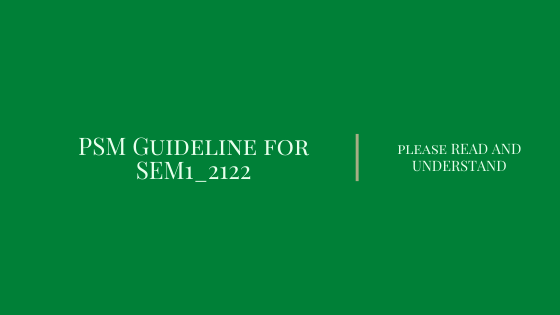 PSM guideline for SEM12122 ONLY v1