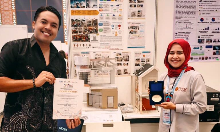 Inovasi AI pembelajaran pembinaan UTM raih emas di IUCEL 2025