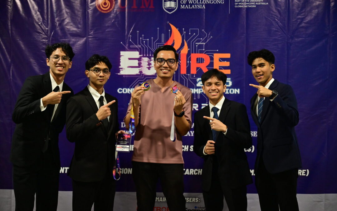 Pelajar FKM UTM raih Pingat Emas dan Anugerah Tapak Pembentangan Terbaik di EuFIRE’25