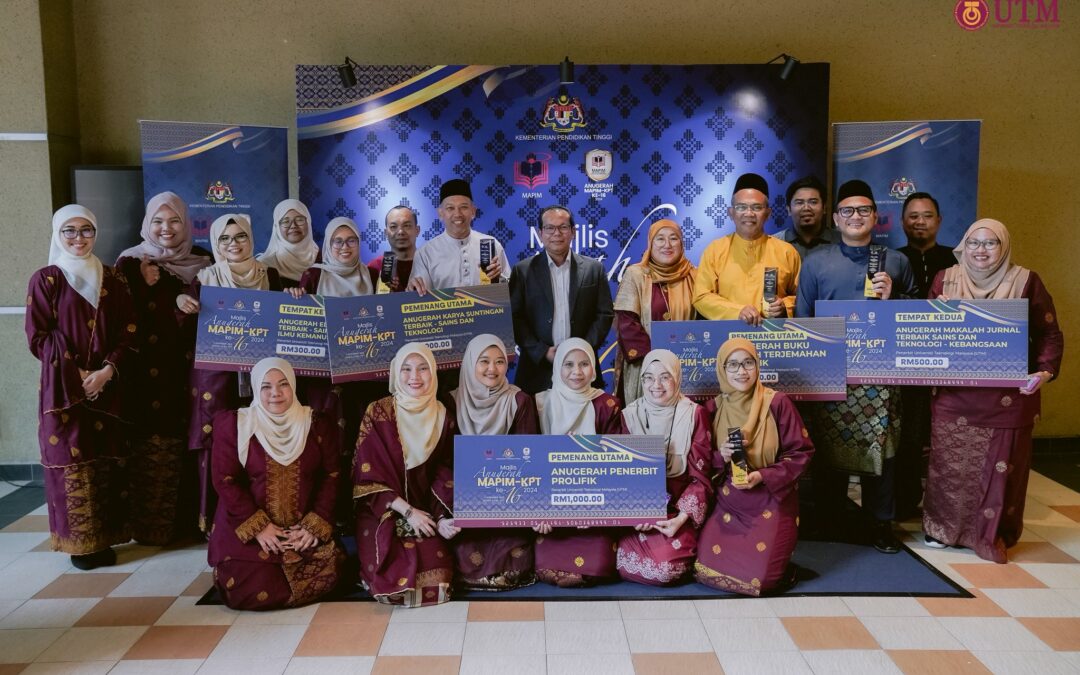 UTM raih lima kejayaan gemilang di Majlis Anugerah MAPIM-KPT ke-16
