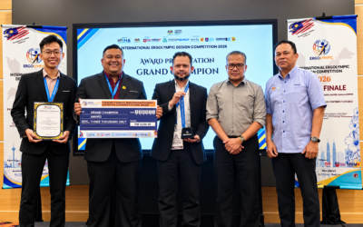 Inovasi EdgePose Ergo UTM raih dua anugerah di International ErgoLympic Design Competition 2026