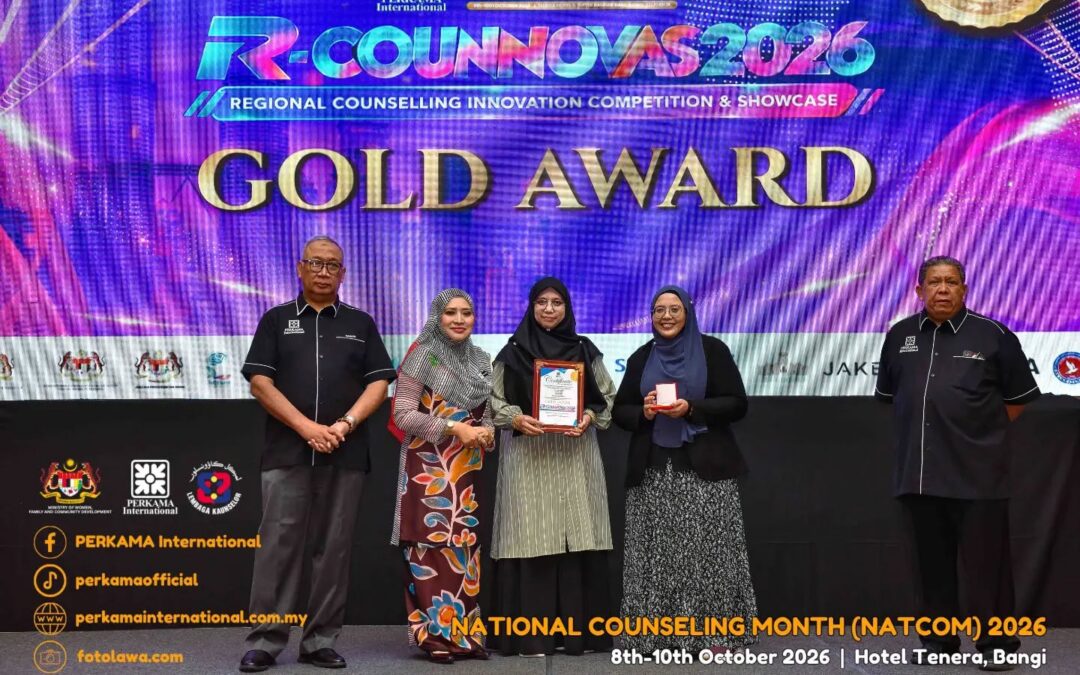 Kit Psikopendidikan Kaunseling UTM raih Anugerah Emas di R-COUNNOVAS 2026
